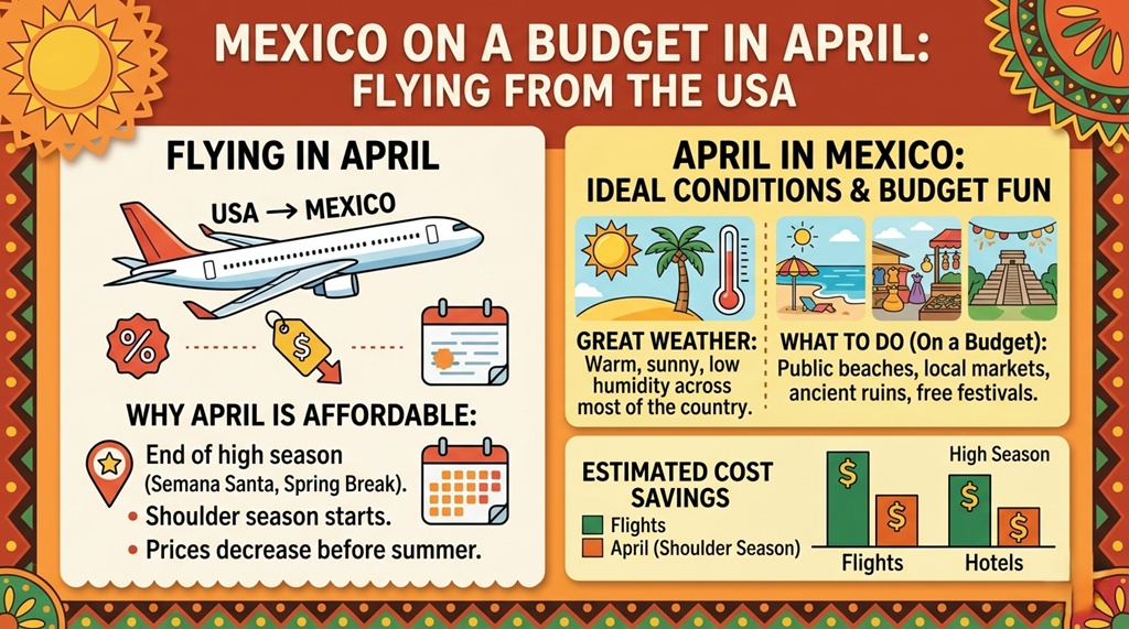 Mexico on a Budget in April: Flying From the USA